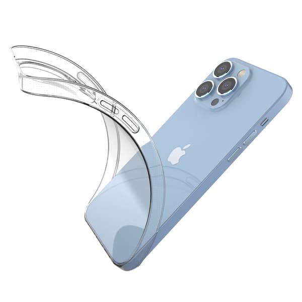 Gelfodral till iPhone 14 Pro Max Ultra Clear 0,5 mm - transparent