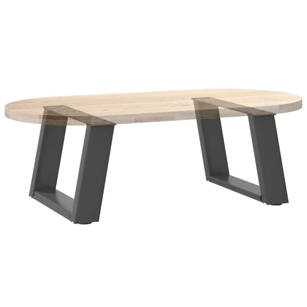 vidaXL Soffbordsben, 2 st, Antracit, 40x(30-31) cm, Stål