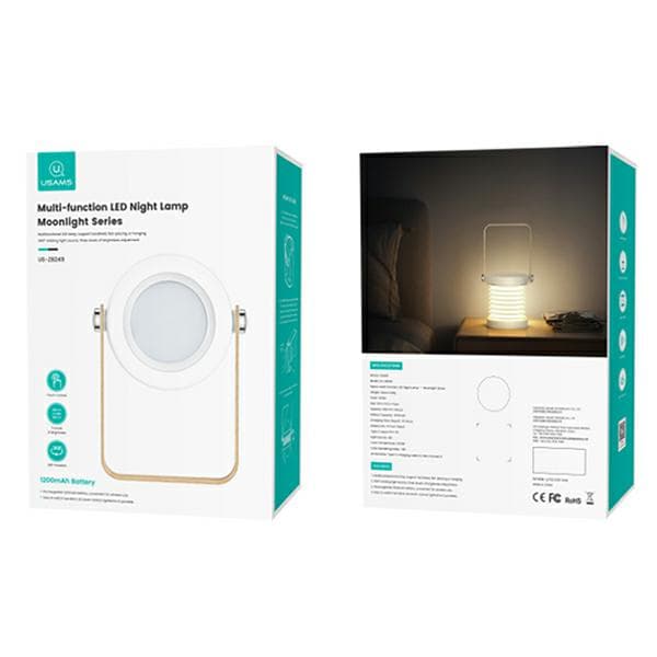 USAMS Multifunktionell LED Nattlampa Vit