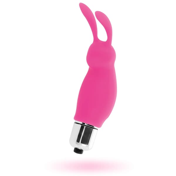 INTENSE Roger Rabbit - kompakt silikonstimulator, rosa 9 cm