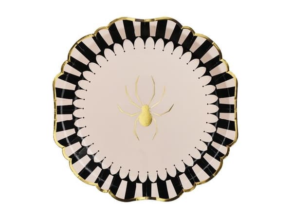 Edderkoppetallerkener 23 cm 6 stk.