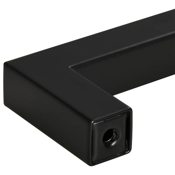 vidaXL skabsgreb, 5 stk., sort, 224 mm, rustfrit stål