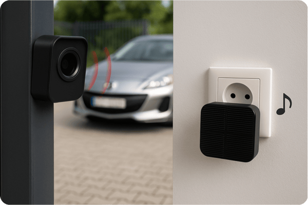 Trådlös rörelsesensor, djurlarm 8080S+T505