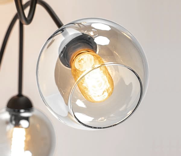 Loftlampe 3xE27 EVIE SORT