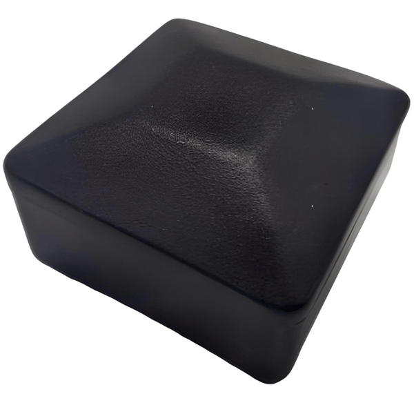 Udvendig endekappe til profil, kappe, tag, 30x30, 20 stk., sort