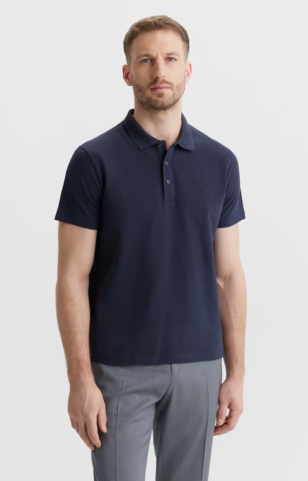 Poloshirt med S-logo