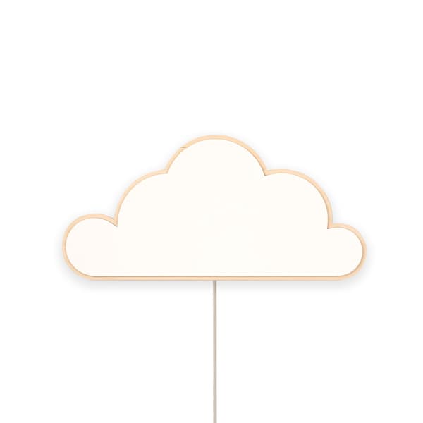 Trælampe CLOUD til børneværelse - børns natlampe - tupti.lights