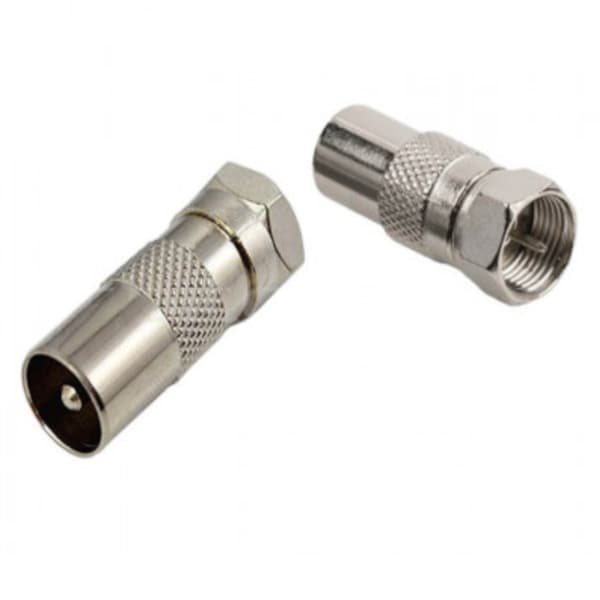 RF-adapterstik (IEC-stik) / F-stik