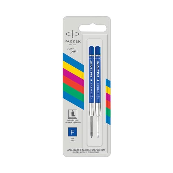 PARKER KULSPENSREFILL BLÅ F BL2 ST 5424