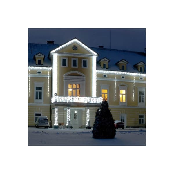 Julgransbelysning 100 LED-blixtar, inomhus, kallvit