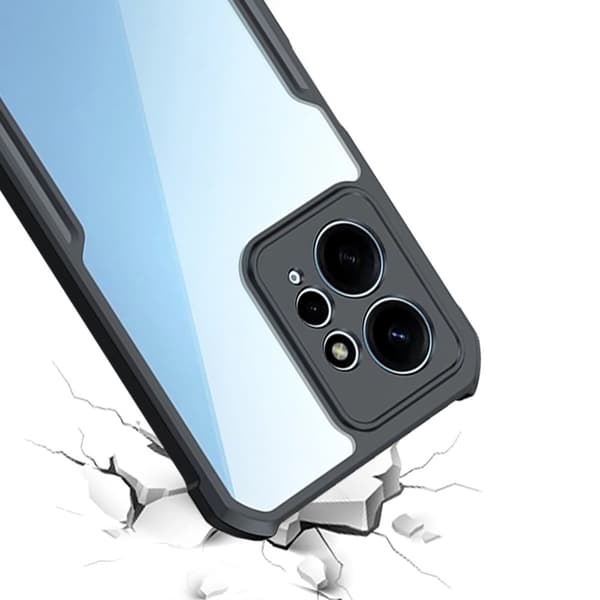 Etui til Xiaomi Redmi Note 12 4G, AntiDrop Hybrid, sort