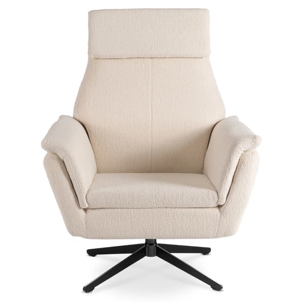 TERRY Drejestol til stuen, Beige, Moderne