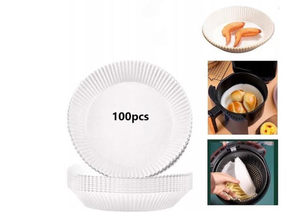 Bagepapirindsats til frituregryde 100 stk.
