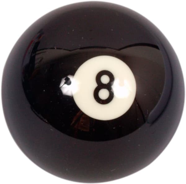 Billardbold nr. 8 sort Ventura 57,2 mm