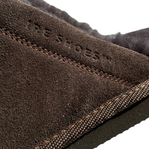 IRE SHOES herrtofflor i läder, isolerade med fårull 41
