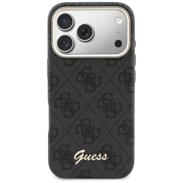 Guess 4G Script MagSafe-skal till iPhone 17 Pro Max svart