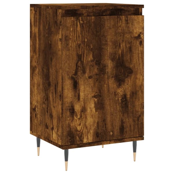 vidaXL kommode, røget eg, 40x35x70 cm, træbaseret materiale
