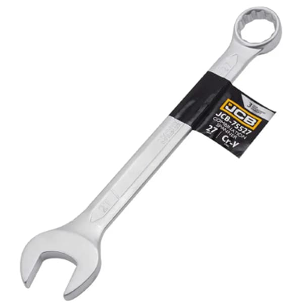JCB Gaffelnøgle 2-sidet 27 mm Cr-V 12-punkts
