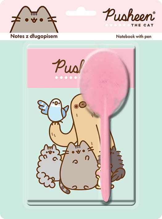 Pusheen pen og notesbogsæt