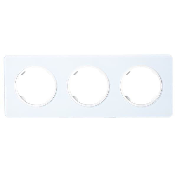 Tredobbelt stel, glas, hvid, beta online