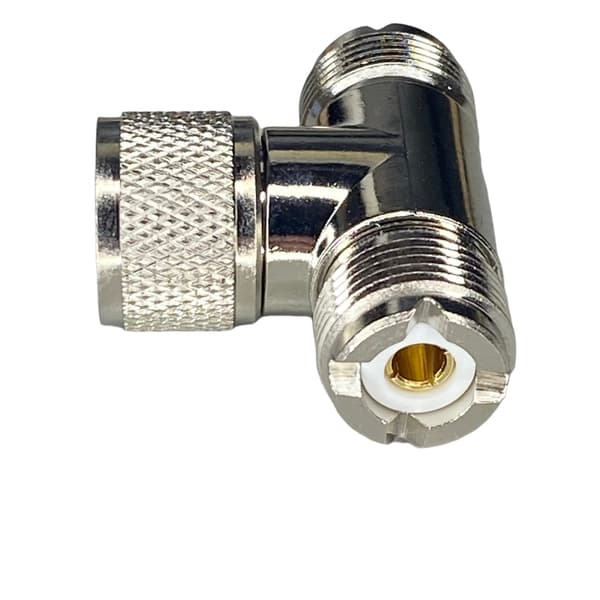 UHF T-adapterstik / UHF-bøsning / UHF-bøsning