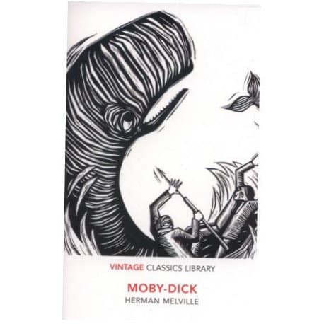 Moby-Dick. Bibliotek med vintageklassiker