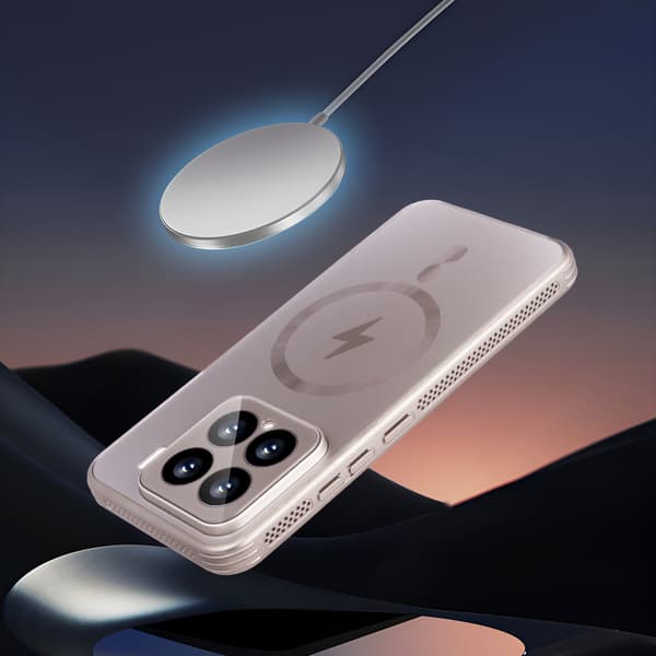 Etui til Xiaomi 15, MagSafe, titaniumguld