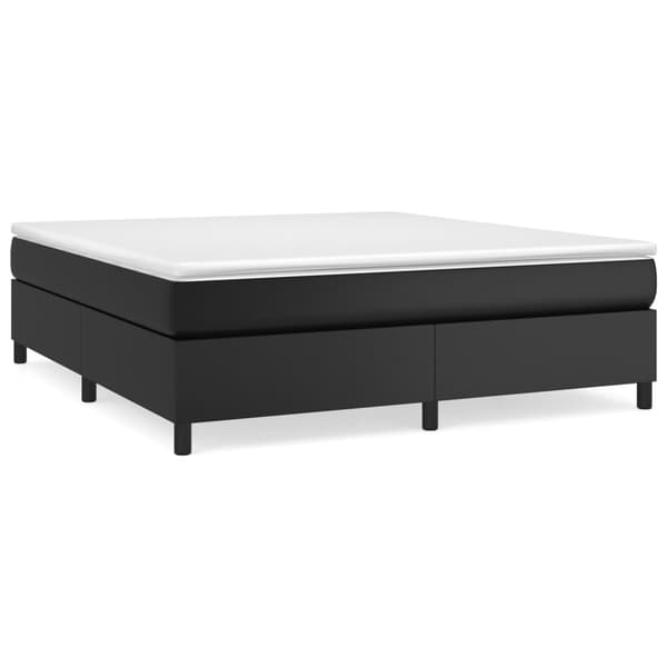vidaXL sengestel sort 160x200 cm kunstlæder