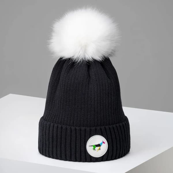 GALOP WEAR vinterridmössa med pompom