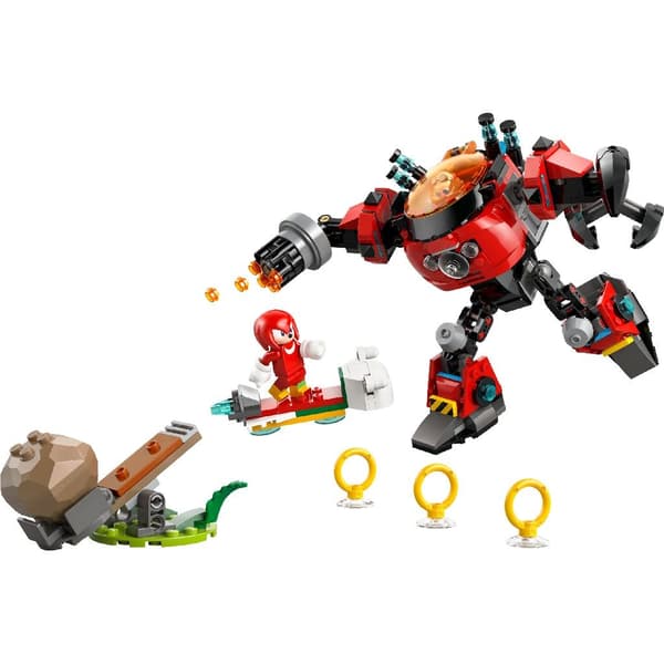 LEGO Sonic the Hedgehog Knuckles vs. Dr. Eggman med ægknuserrobot 350 dele (77005)