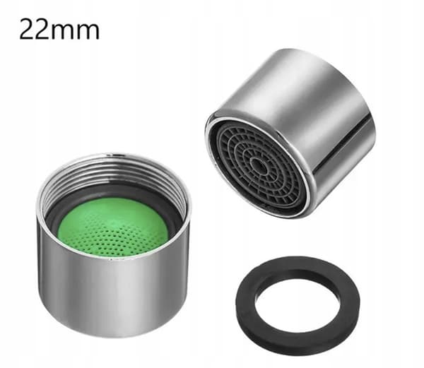 Vattenbesparande kransamlare lock EKO 22mm krom