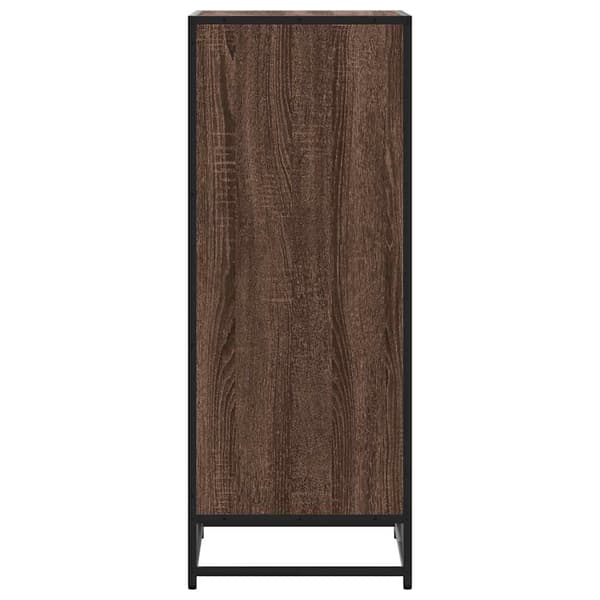 vidaXL skoskab brunt egetræ 48x38x97,5 cm
