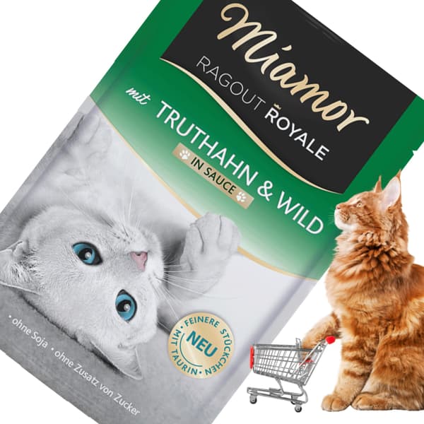 Miamor Royale med Truthahn & vild - våtfoder kalkon och viltkött i sås 100g