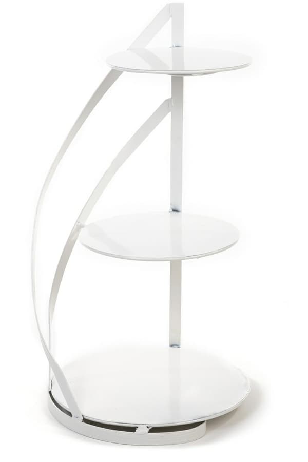 Nowell Vitt Metallkakfat 60 cm