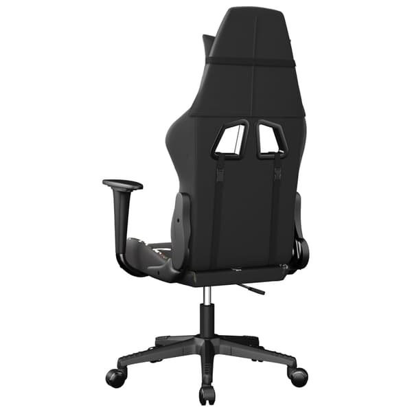 vidaXL gamingstol, sort og camouflage, kunstlæder