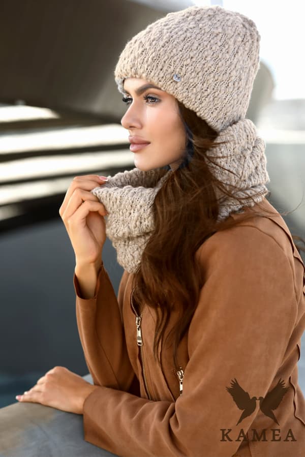 LAMIA-SET dam vinter beige färg
