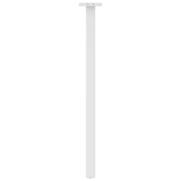 vidaXL sofabordben, 4 stk., hvide, 72 cm, stål