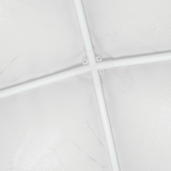 vidaXL Partytält, 2x2 m, Vit
