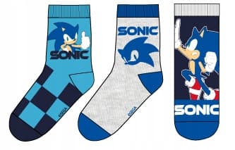 SONIC SOCKS pojksockor 3-pack 23/26 FN06S