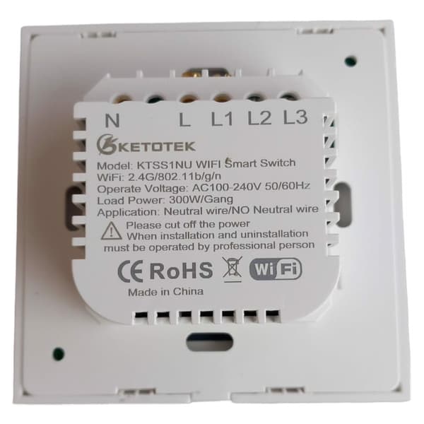 Lyskontakt Hvid Panel 300W Wifi