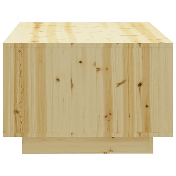 vidaXL Soffbord, 110x50x33,5 cm, granträ