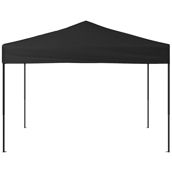 vidaXL foldbart festtelt sort 3x3 m