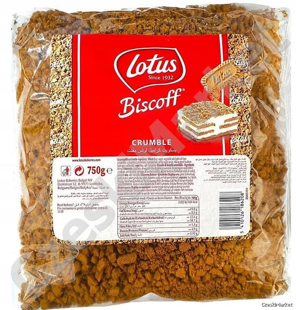 Lotus Crushed Caramelized Biscuits Cookie Strösselit 750g