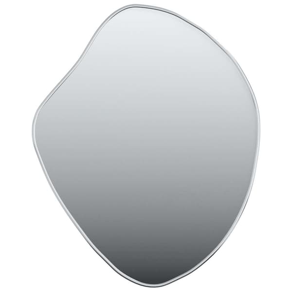 vidaXL Väggspegel, Silver, 50x40 cm
