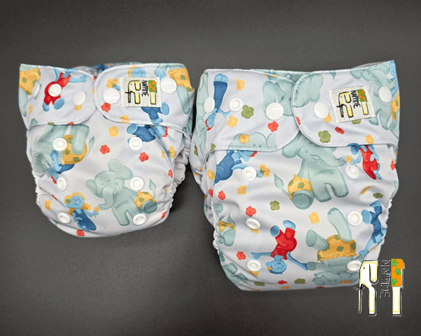 MINI TASKUVAIPPA BAMBU Uudelleenkäytettävät vaipat NappiMe