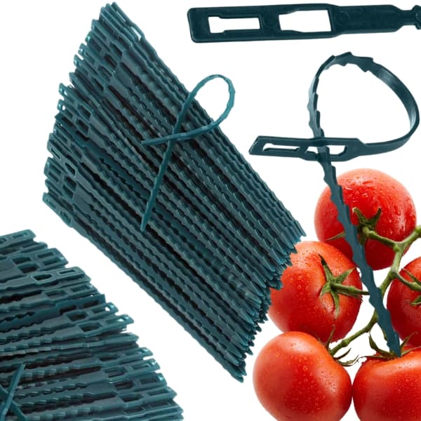 VÄXTKLIPS ÅTERANVÄNDBARA PLASTKLIPS 17 CM 100 ST.