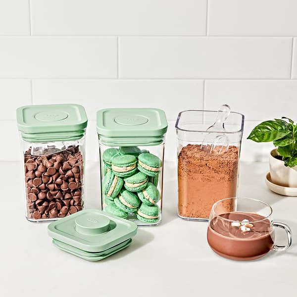 Pistaciepop / OXO 3-pak beholdere