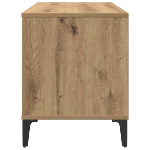 vidaXL pladeskab Artisan egetræ 100x38x48 cm