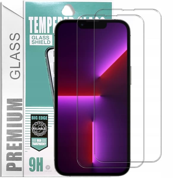 2x PremiumGlass 9H härdat glas för iPhone 13 Pro Max