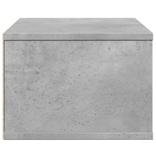 vidaXL printerstativ betongrå 40x32x22,5 cm